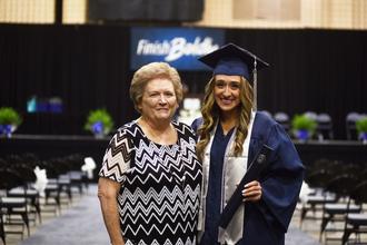Mother’s Day Commencement Ceremony special moment for Dalton State’s Very First Graduate and Granddaughter